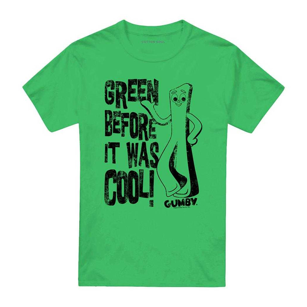 Kelly Green - Front - Gumby Unisex Adult Green Before It Was Cool T-Shirt