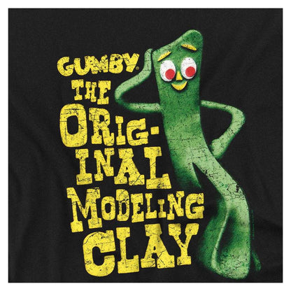 Black - Side - Gumby Unisex Adult So Punny T-Shirt