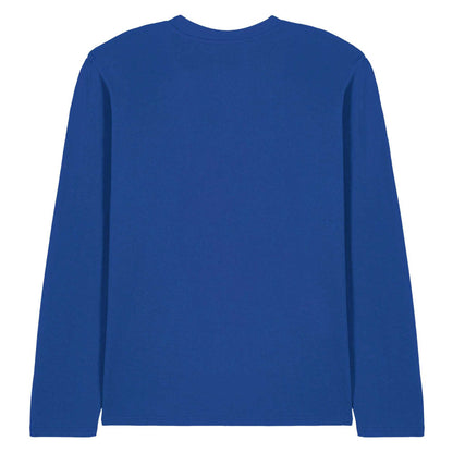 Royal Blue - Back - Buick Unisex Adult Distressed Emblem Long-Sleeved T-Shirt
