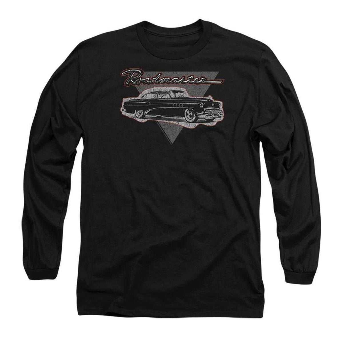 Black - Front - Buick Unisex Adult 1952 Roadmaster Long-Sleeved T-Shirt