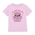 Light Pink - Lifestyle - Lilo & Stitch Girls Cute But Cheeky Angel Rainbow T-Shirt
