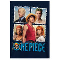 Navy - Side - One Piece Live Action Childrens-Kids Group Hoodie