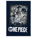 Navy - Side - One Piece Live Action Childrens-Kids Poster Hoodie