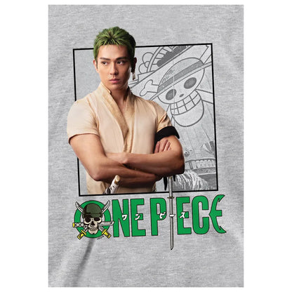 Athletic Heather - Side - One Piece Live Action Childrens-Kids Roronoa Zoro Hoodie