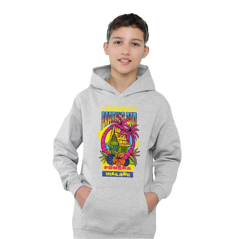 Athletic Heather - Lifestyle - One Piece Childrens-Kids I Survived Party´s Bar Hoodie