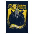 Navy - Side - One Piece Live Action Childrens-Kids Sanji Portrait Hoodie