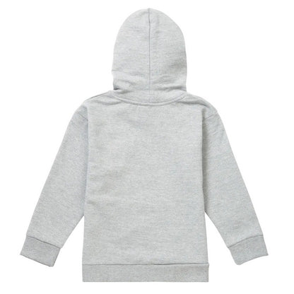 Athletic Heather - Back - One Piece Childrens-Kids Jolly Roger Straw Hat Hoodie