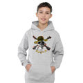 Athletic Heather - Lifestyle - One Piece Childrens-Kids Jolly Roger Straw Hat Hoodie