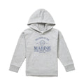 Athletic Heather - Front - One Piece Childrens-Kids Marine Athletic Dept Hoodie