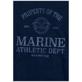 Navy - Side - One Piece Childrens-Kids Marine Athletic Dept Hoodie