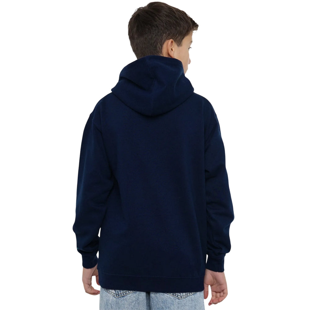 Navy - Pack Shot - One Piece Live Action Childrens-Kids Luffy Portrait Hoodie