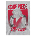 Athletic Heather - Side - One Piece Live Action Childrens-Kids Luffy Portrait Hoodie