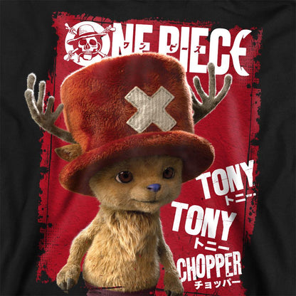 Black - Side - One Piece Unisex Adult Select Screen Tony Tony Chopper Sweatshirt
