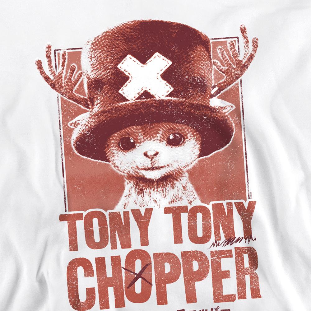 White - Side - One Piece Unisex Adult Tony Tony Chopper Portrait Sweatshirt