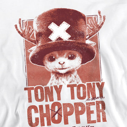 White - Side - One Piece Unisex Adult Tony Tony Chopper Portrait Sweatshirt