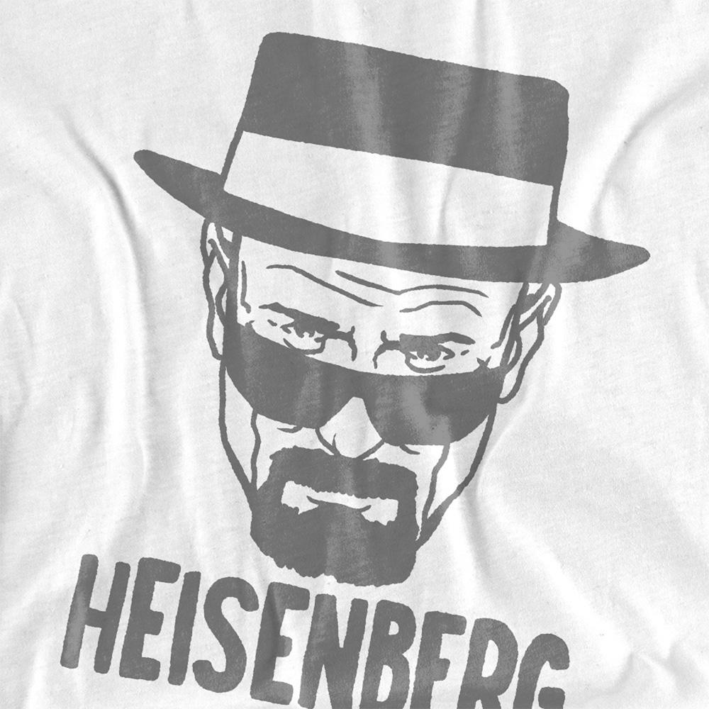 White - Side - Breaking Bad Unisex Adult Heisenberg Drawing T-Shirt
