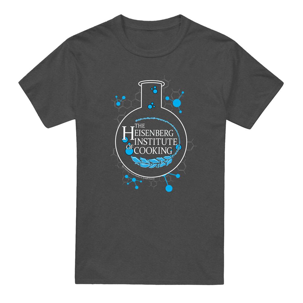 Charcoal - Front - Breaking Bad Unisex Adult The Heisenberg Institute Of Cooking T-Shirt