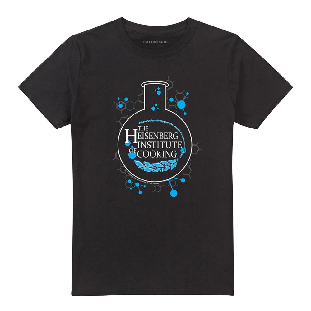 Black - Front - Breaking Bad Unisex Adult The Heisenberg Institute Of Cooking T-Shirt