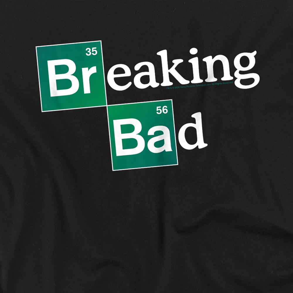 Black - Side - Breaking Bad Unisex Adult Logo T-Shirt