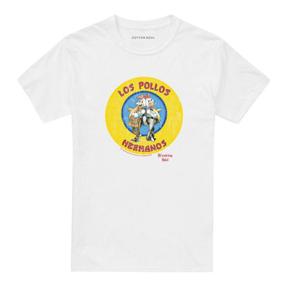 White - Front - Breaking Bad Unisex Adult Los Pollos Hermanos T-Shirt