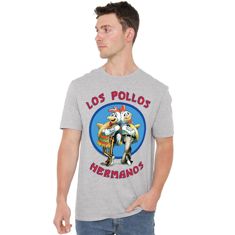 Athletic Heather - Lifestyle - Breaking Bad Unisex Adult Los Pollos Hermanos T-Shirt