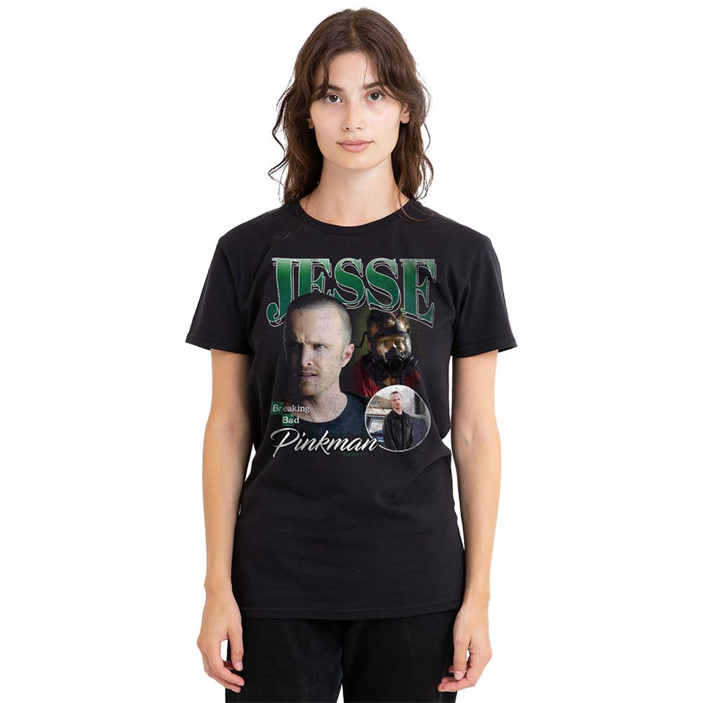 Black - Lifestyle - Breaking Bad Womens-Ladies Homage Jesse Pinkman T-Shirt