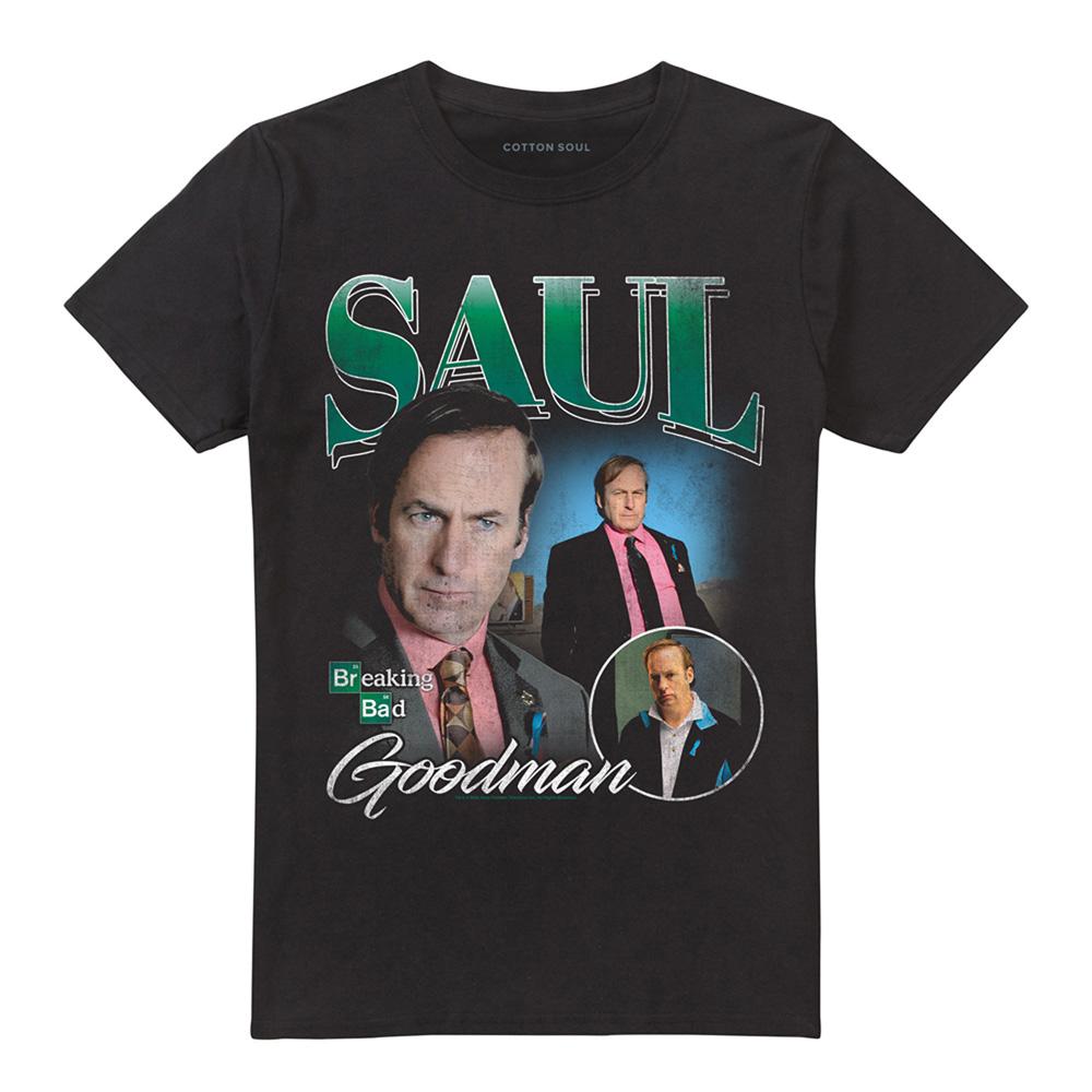 Black - Front - Breaking Bad Unisex Adult Homage Saul Goodman T-Shirt