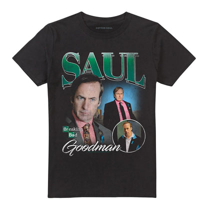 Black - Front - Breaking Bad Unisex Adult Homage Saul Goodman T-Shirt