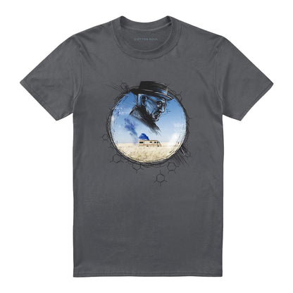 Charcoal - Front - Breaking Bad Unisex Adult Crystal T-Shirt