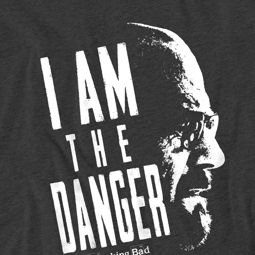 Charcoal - Side - Breaking Bad Unisex Adult I Am The Danger T-Shirt