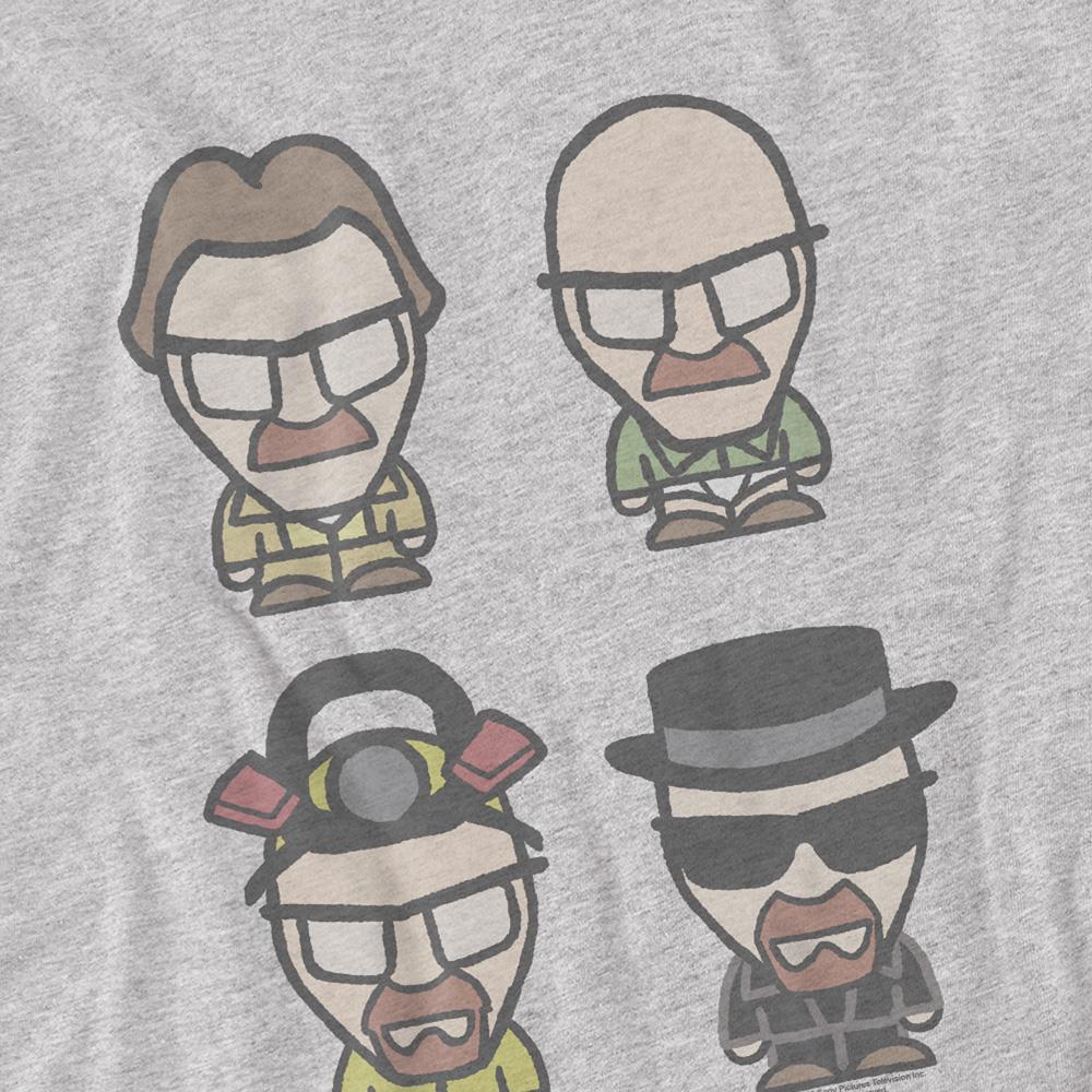 Athletic Heather - Side - Breaking Bad Unisex Adult T-Shirt
