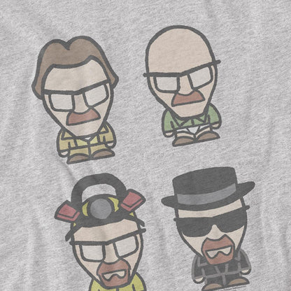 Athletic Heather - Side - Breaking Bad Unisex Adult T-Shirt