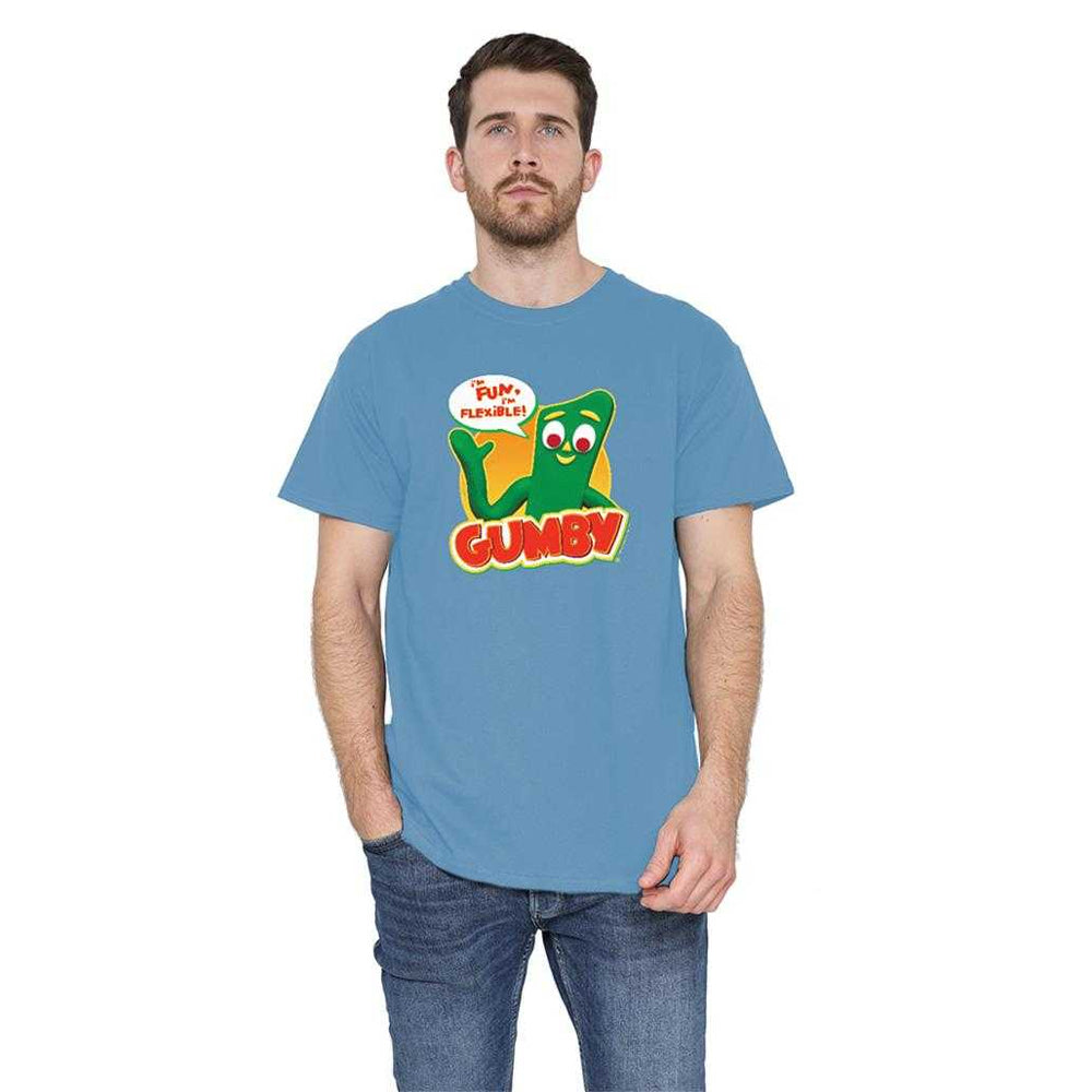 Carolina Blue - Lifestyle - Gumby Unisex Adult Fun & Flexible T-Shirt