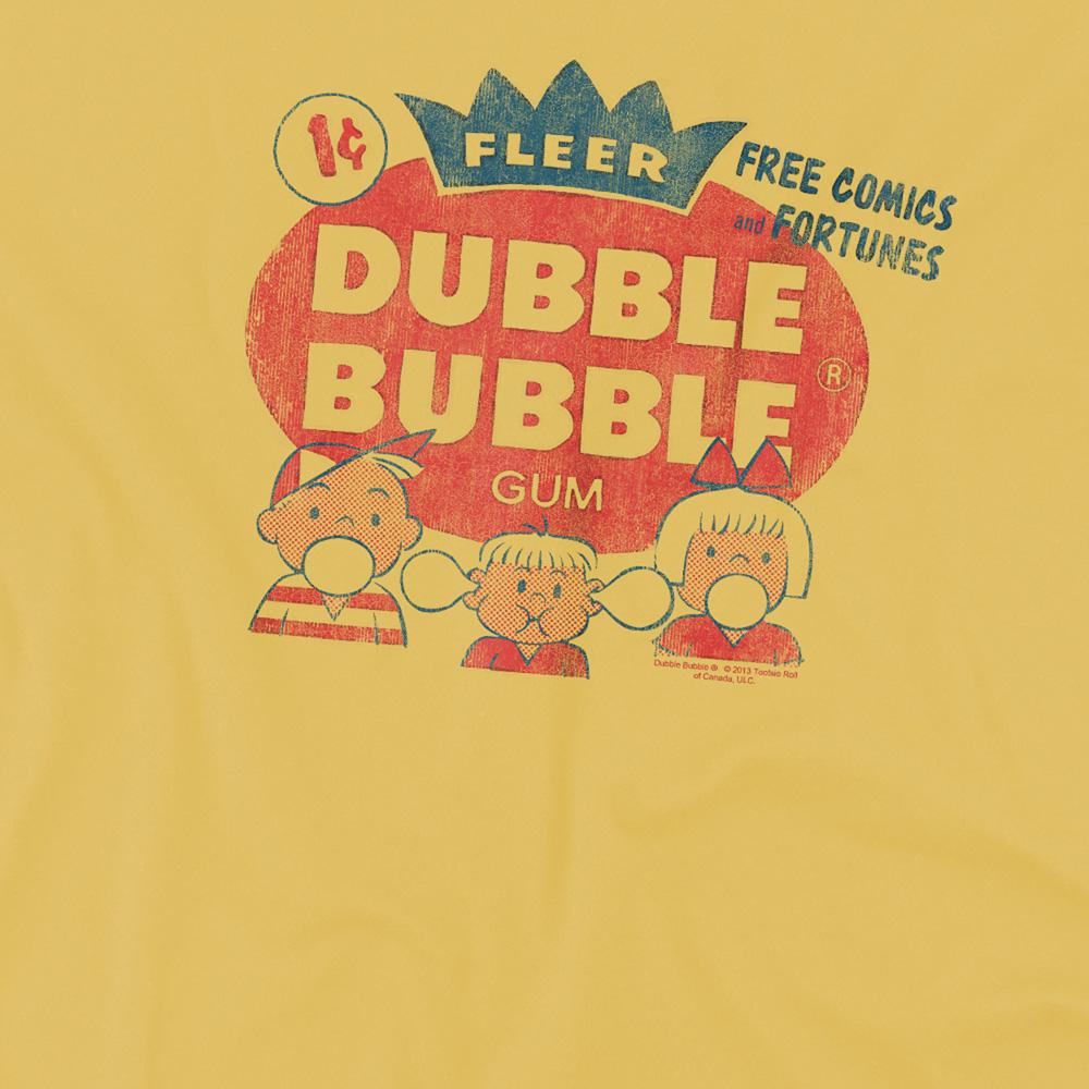 Banana Yellow - Side - Dubble Bubble Unisex Adult One Cent T-Shirt