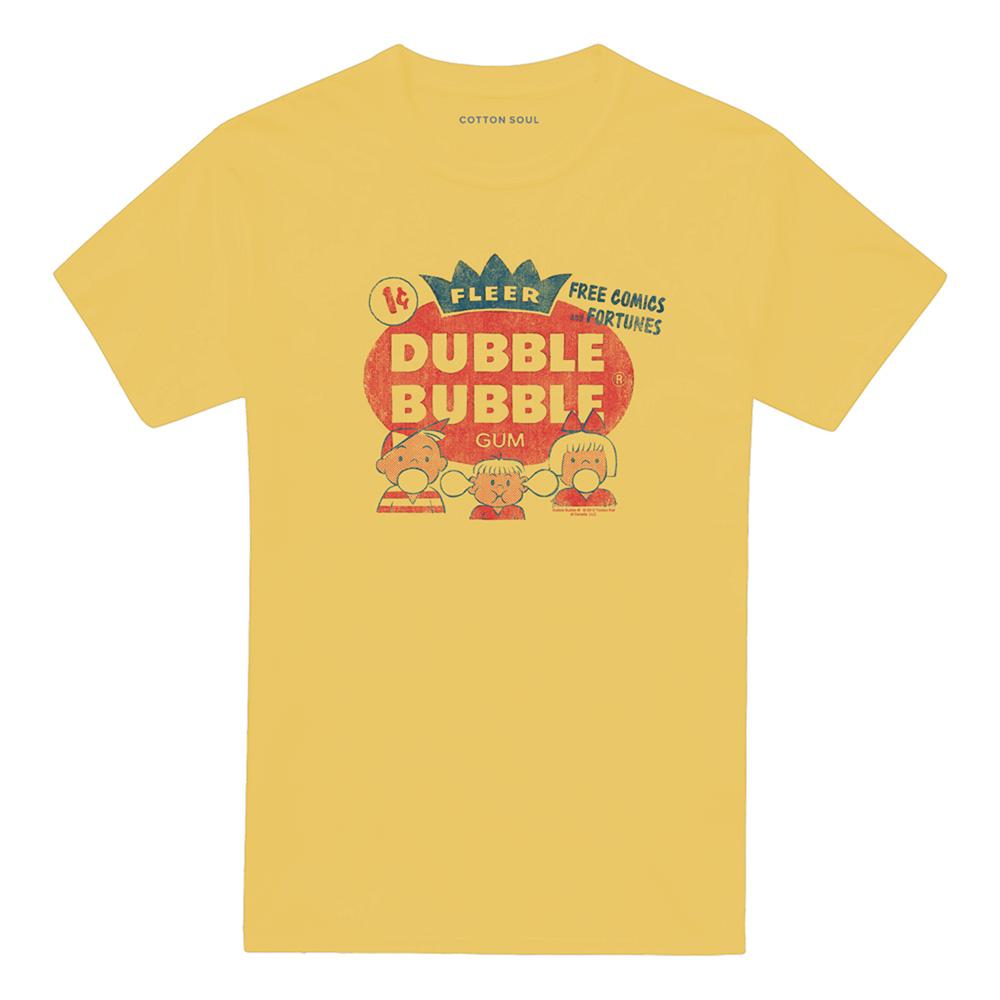 Banana Yellow - Front - Dubble Bubble Unisex Adult One Cent T-Shirt