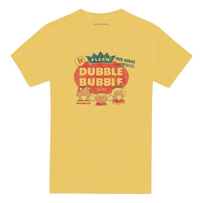 Banana Yellow - Front - Dubble Bubble Unisex Adult One Cent T-Shirt