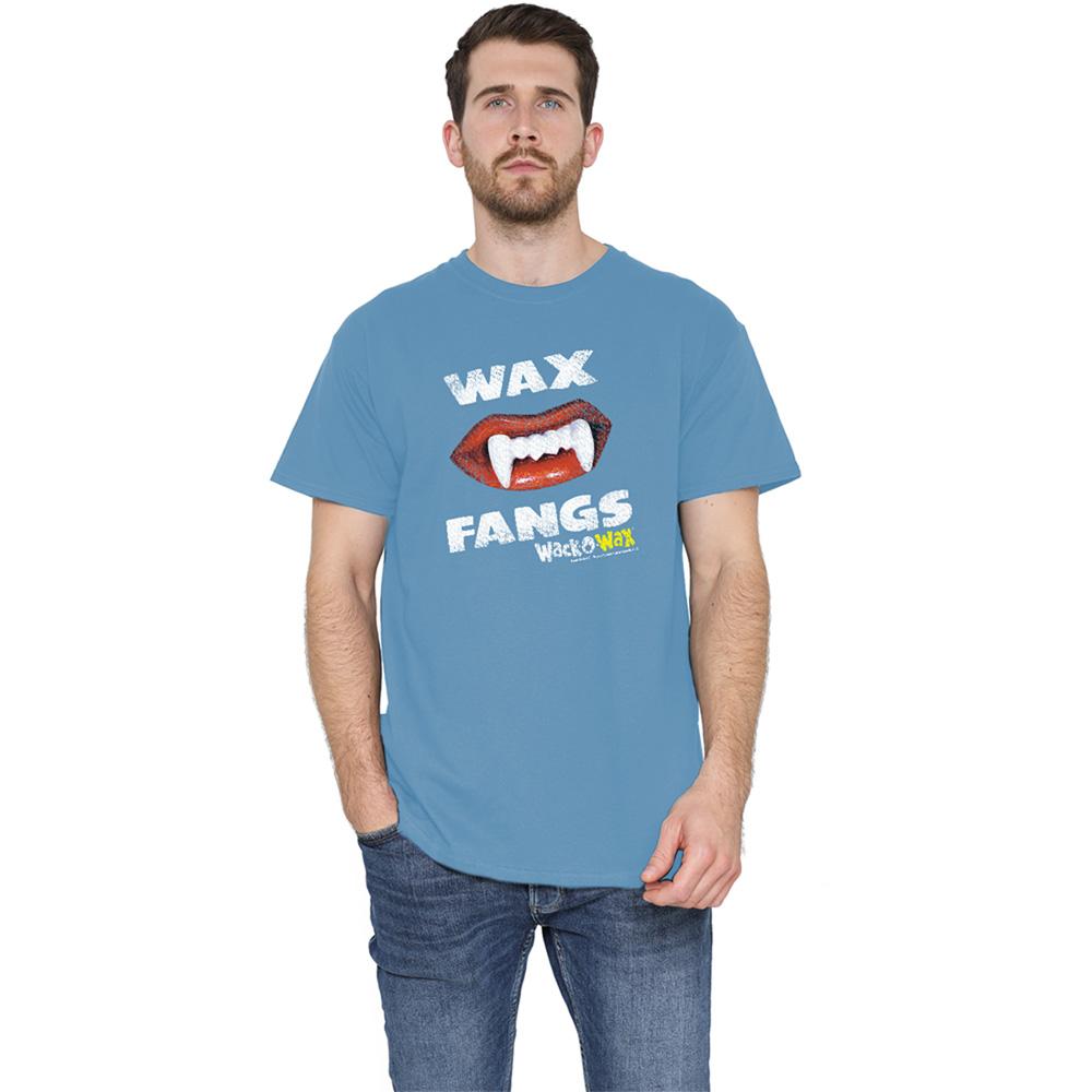 Carolina Blue - Side - Dubble Bubble Unisex Adult Fangs T-Shirt