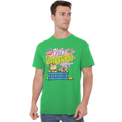 Kelly Green - Side - Dubble Bubble Unisex Adult Pink Lemonade T-Shirt