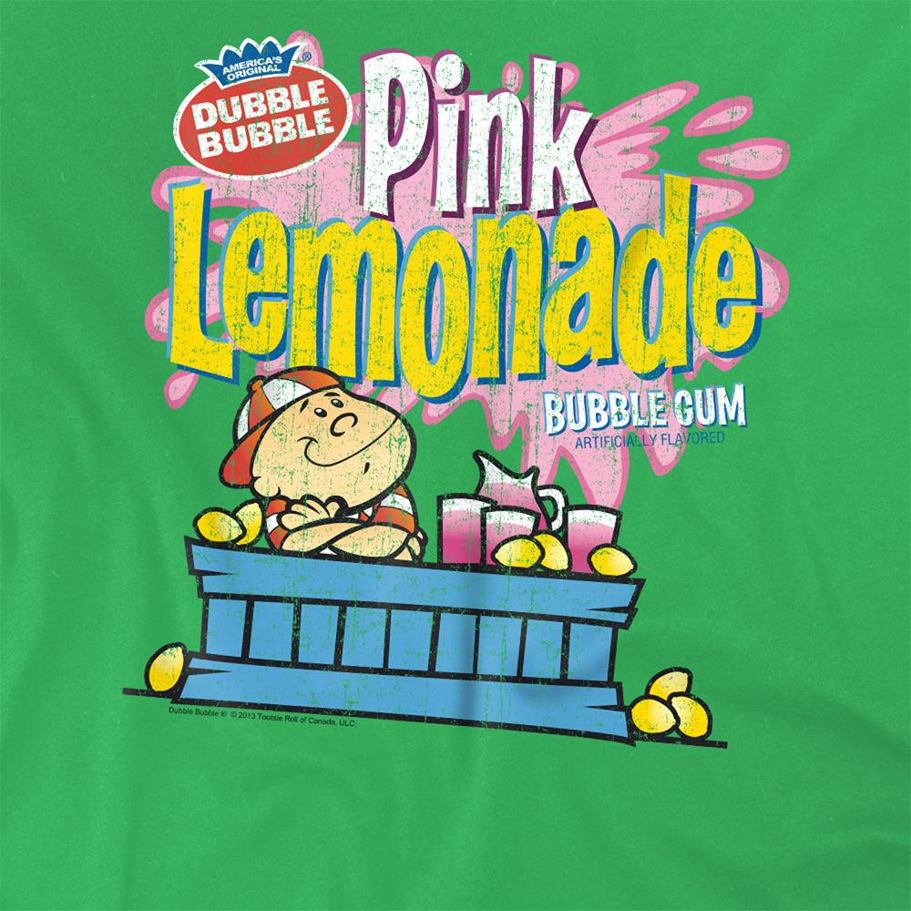 Kelly Green - Pack Shot - Dubble Bubble Unisex Adult Pink Lemonade T-Shirt