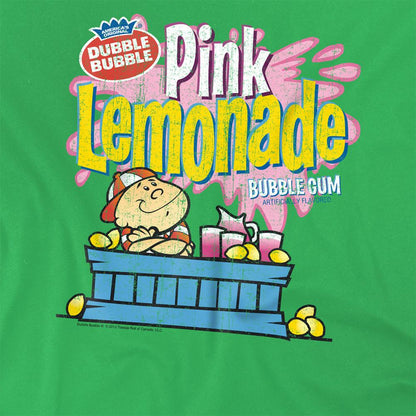 Kelly Green - Pack Shot - Dubble Bubble Unisex Adult Pink Lemonade T-Shirt