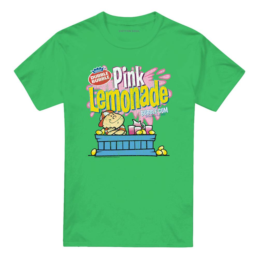 Kelly Green - Front - Dubble Bubble Unisex Adult Pink Lemonade T-Shirt