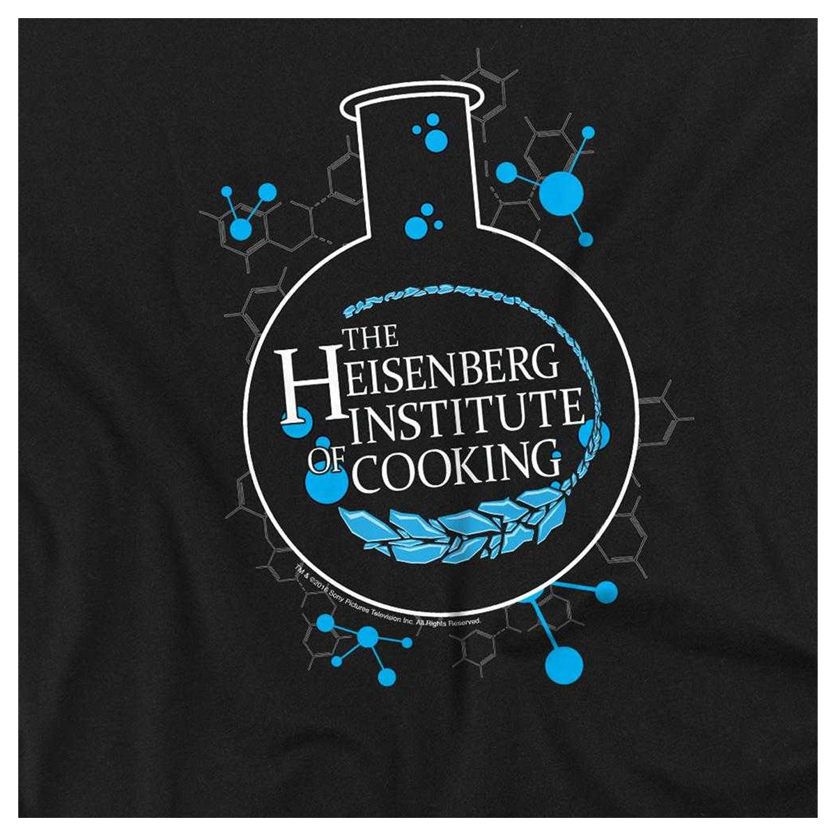 Black - Side - Breaking Bad Unisex Adult The Heisenberg Institute Of Cooking Long-Sleeved T-Shirt