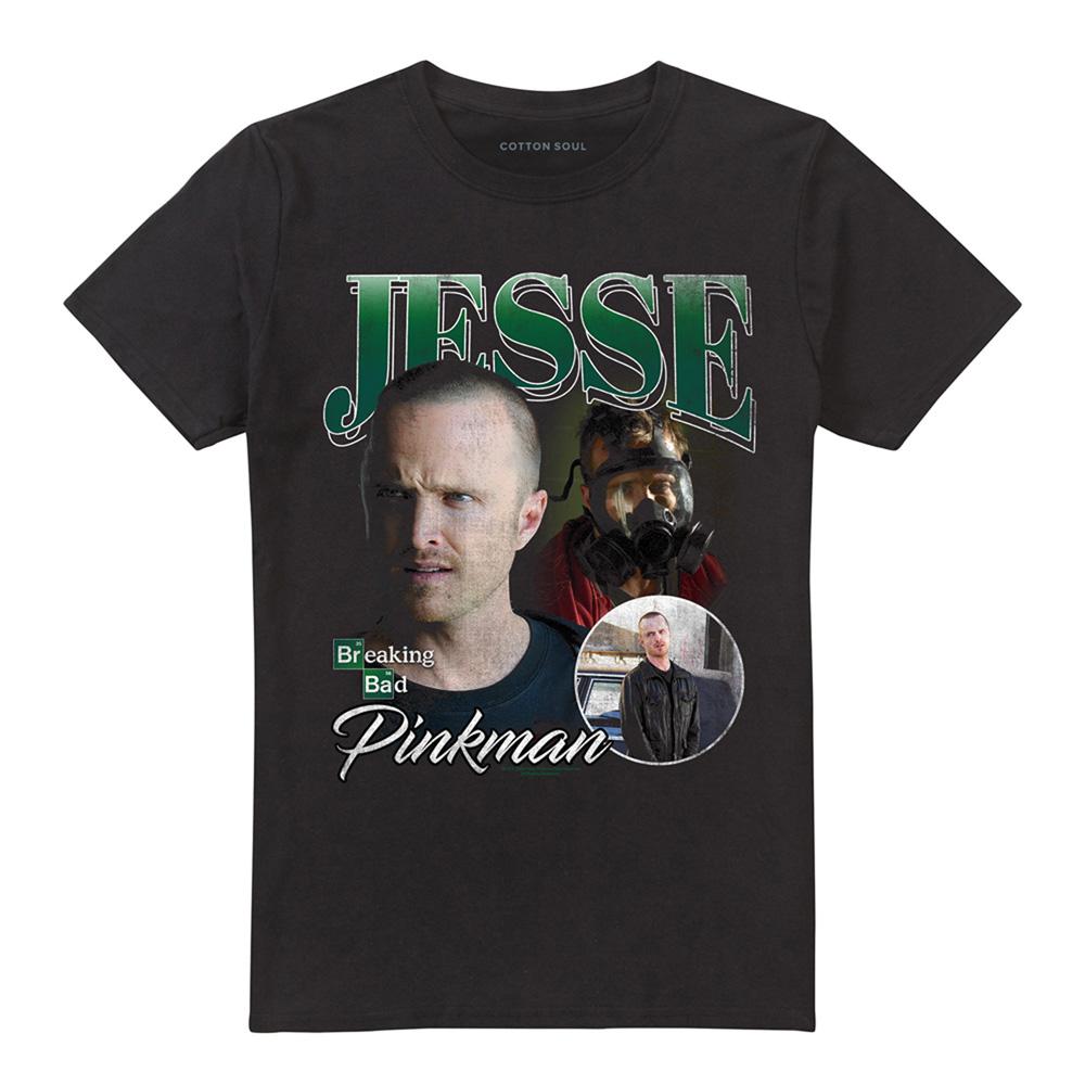 Black - Front - Breaking Bad Unisex Adult Homage Jesse Pinkman T-Shirt