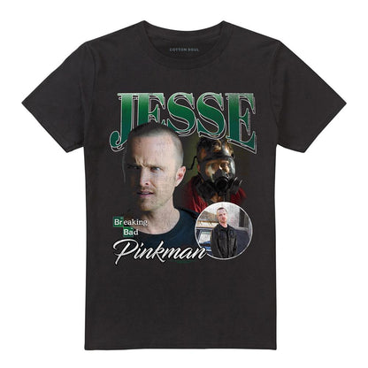 Black - Front - Breaking Bad Unisex Adult Homage Jesse Pinkman T-Shirt