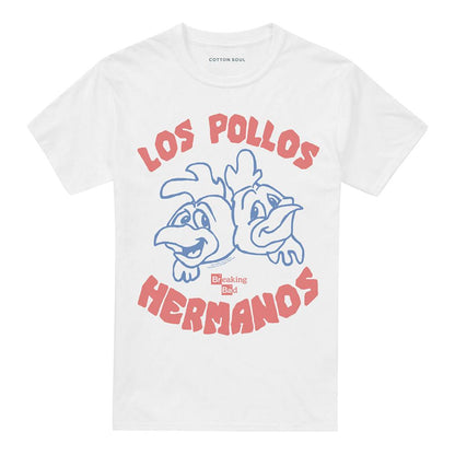 White - Front - Breaking Bad Unisex Adult Los Pollos Hermanos T-Shirt