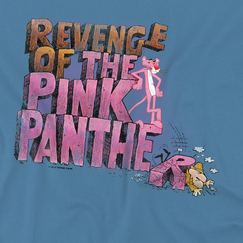 Carolina Blue - Pack Shot - Pink Panther Unisex Adult Revenge T-Shirt