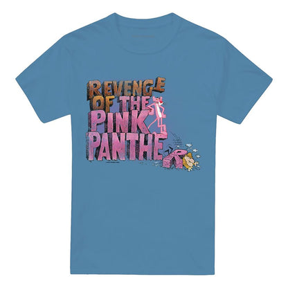 Carolina Blue - Front - Pink Panther Unisex Adult Revenge T-Shirt