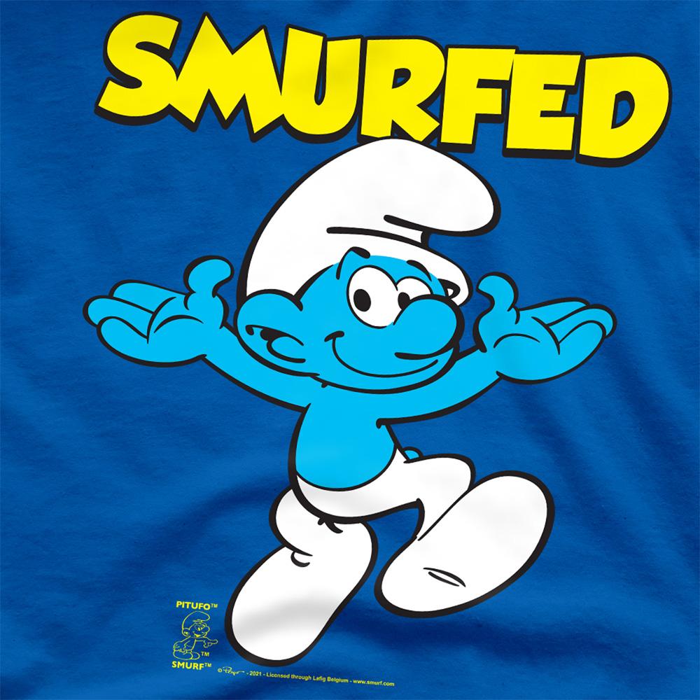 Royal Blue - Side - The Smurfs Unisex Adult T-Shirt