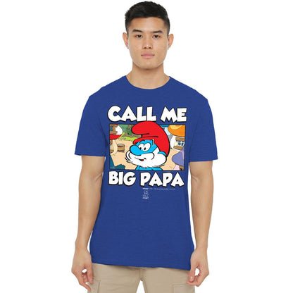 Dark Royal - Lifestyle - The Smurfs Unisex Adult Call Me Big Papa Smurf T-Shirt