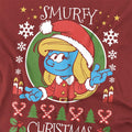 Cardinal - Side - The Smurfs Unisex Adult Smurfette Christmas T-Shirt